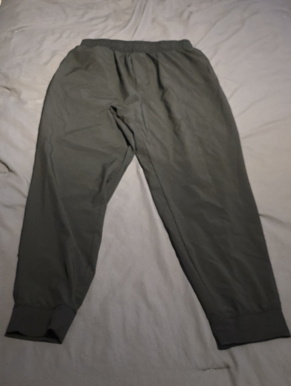 DSG Olive Track Joggers with Elastic Waist